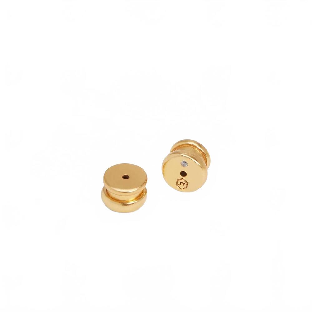 NEW JULIE VOS women's havana hoop earring in gold - Picture 2 of 2